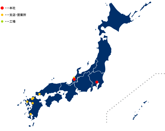 水工資材部事業所マップ